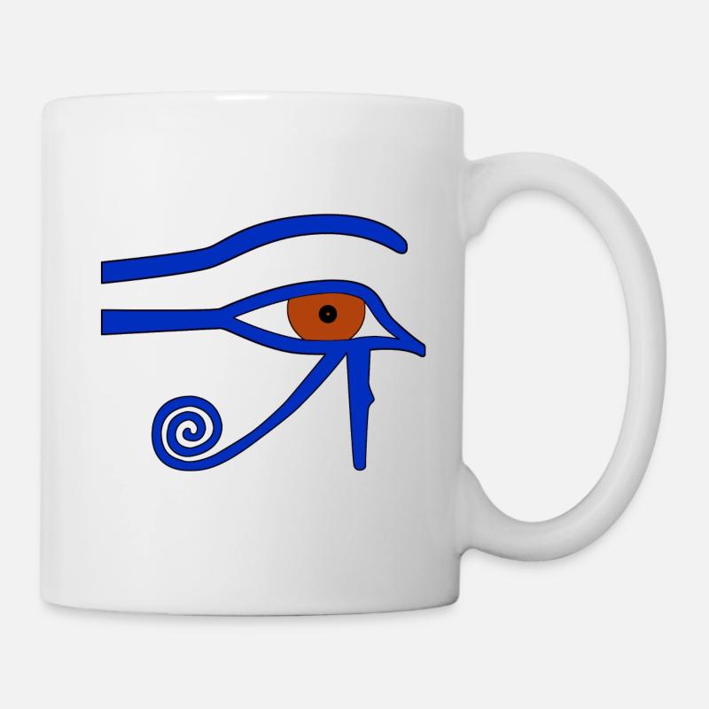 Egyptian Ujat Eye - Mug - white