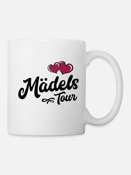Mädels Tour Herz - Tasse - Weiß