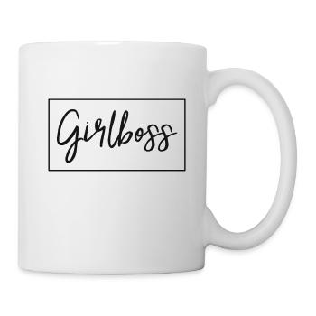 Girlboss - For all self-employed women - Mug - white - Right