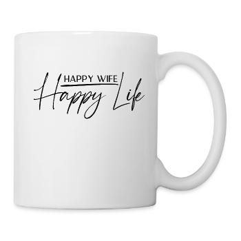 Happy Wife Happy Life - Mug - white - Right