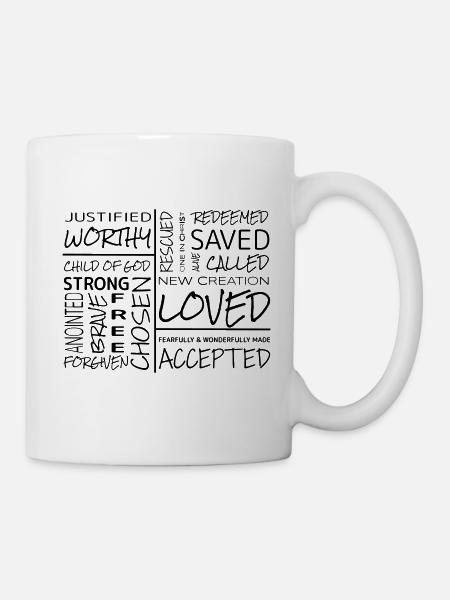 Identität in Christus - Tasse - Weiß