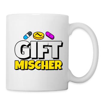 Apotheker Pharmazie Student Geschenk Giftmischer - Tasse - Weiß - Rechts
