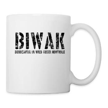 Bundeswehr BIWAK Soldat Militär - Tasse - Weiß - Rechts
