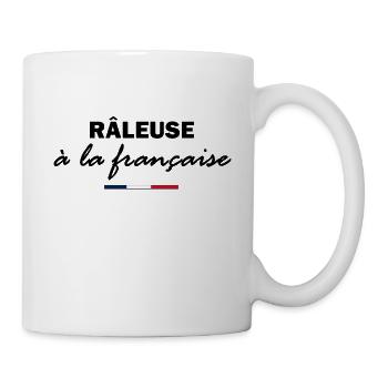 Râleuse à la française - Mug blanc - blanc - Droite