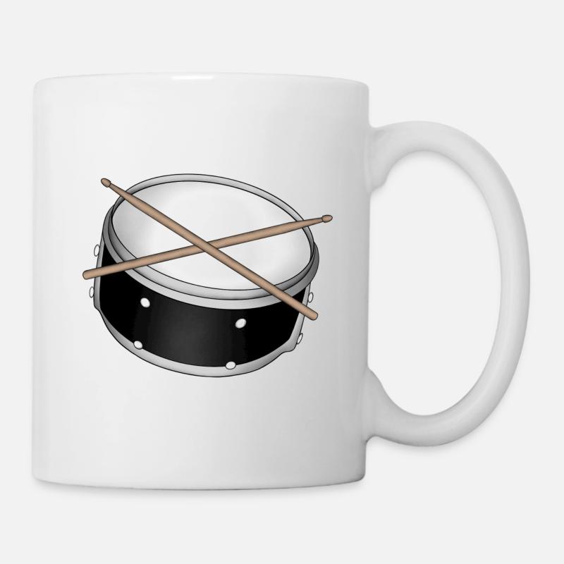 tambour - Mug blanc - blanc