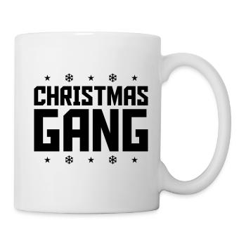 Christmas gang crew fête noël - Mug blanc - blanc - Droite