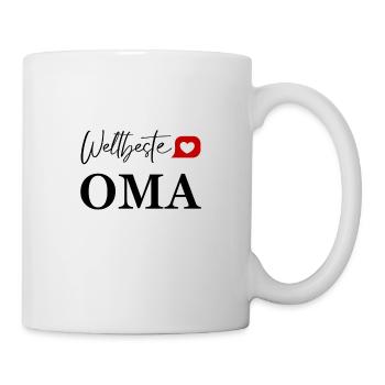 Beste Oma - Tasse - Weiß - Rechts