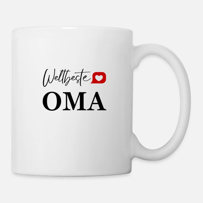 Beste Oma - Tasse - Weiß