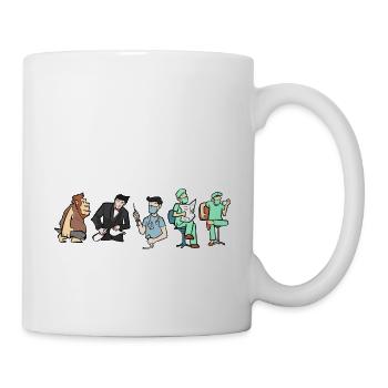 Anesthesia Lustig Arzt und Anästhesist Geschenk - Tasse - Weiß - Rechts