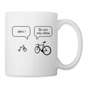 Je suis ton père (vélo) - Mug blanc - blanc - Droite