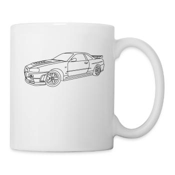 Skyline - Mug blanc - blanc - Droite
