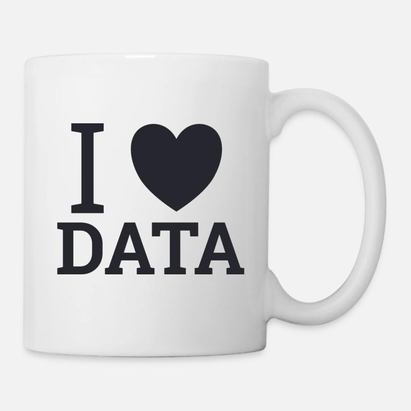 "Love Data" | Data Scientist - Tasse - Weiß