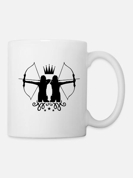 Tir à l’arc arc - Mug blanc - blanc