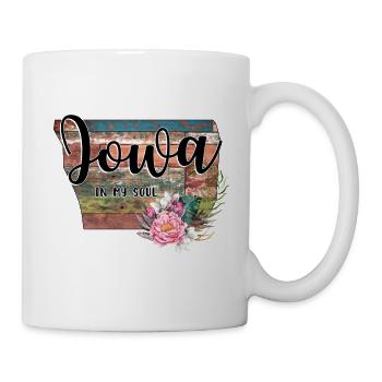 Iowa in meiner Seele - Tasse - Weiß - Rechts