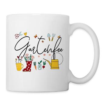 Gartenfee Garten Gartenarbeit Gartenbau Geschenk - Tasse - Weiß - Rechts