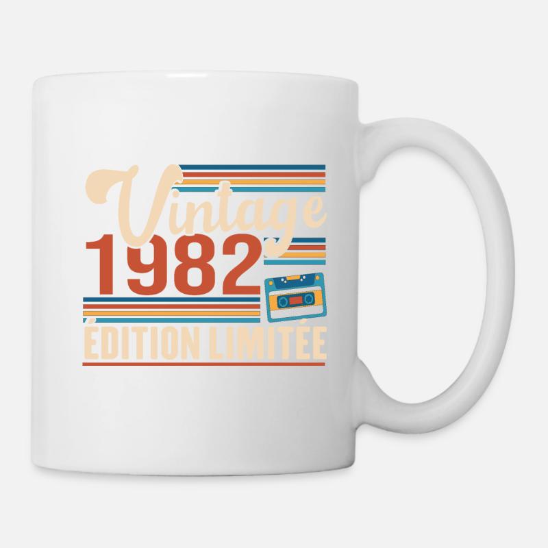 Vintage 1982 Edition Limitee - Mug blanc - blanc
