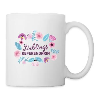 Lieblingsreferendarin Geschenk für Referendarin - Tasse - Weiß - Rechts