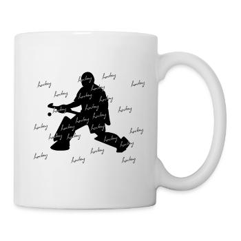 Hockey Goalie - Tasse - Weiß - Rechts
