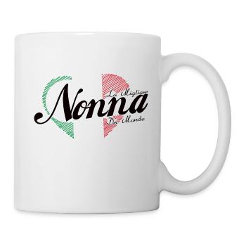 Nonna, beste italienische Oma - Tasse - Weiß - Rechts