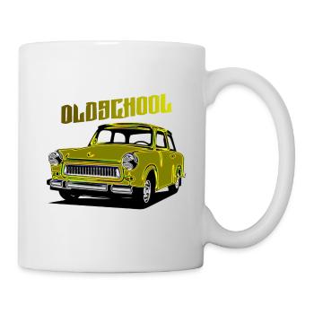  Trabi GDR Voiture - Mug blanc - blanc - Droite