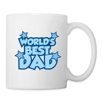 Der beste Vater der Welt - Tasse - Weiß - Rechts