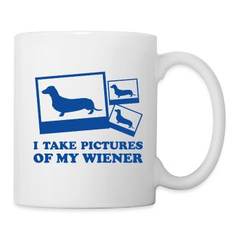 Ich fotografiere meine Wiener - Tasse - Weiß - Rechts