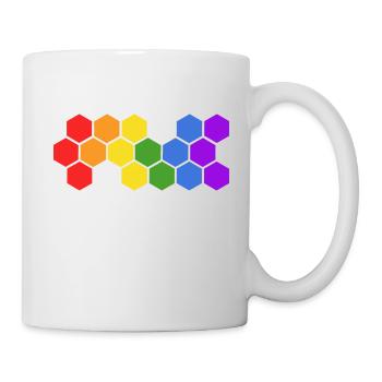 lgbt pride love gay human pan queer lgbtq rules - Mug - white - Right