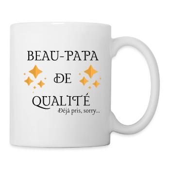 Beau-papa - Mug blanc - blanc - Droite
