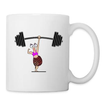Fitness Snail - Mug - white - Right