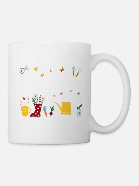 Garten Mama Kleingarten Anfänger Kleingärtnerin - Tasse - Weiß