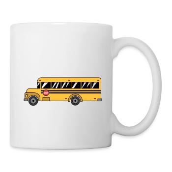 La précieuse charge de cadeaux des travailleurs scolaires - Mug blanc - blanc - Droite