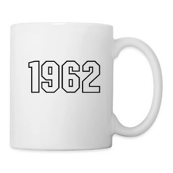 T-shirt born in 1962 - Mug - white - Right