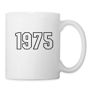 T-shirt né en 1975 - Mug blanc - blanc - Droite