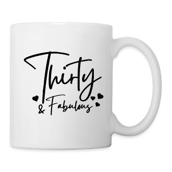 Thirty fabulous - Mug - white - Right