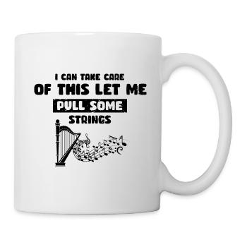 Conception de harpe pour harpistes et harpistes - Mug blanc - blanc - Droite