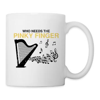 Conceptions de harpiste pour conceptions de harpiste - Mug blanc - blanc - Droite