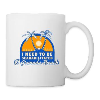 J’ai besoin d’être séahabilité El Granada Beach - Mug blanc - blanc - Droite