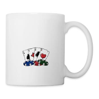 No TANK You Poker Card Games Poker Player Card - Tasse - Weiß - Rechts