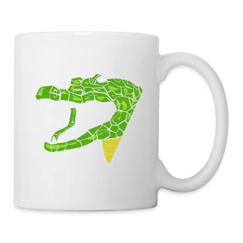 Krokodilpunk Zookeeper Geschenk - Tasse - Weiß - Rechts