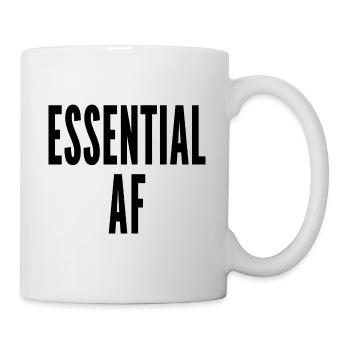 Essential AF Funny Essential Employee Humor - Mug - white - Right