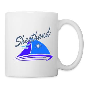 Sheethand crew sailor skipper sailingboat sailing - Mug - white - Right