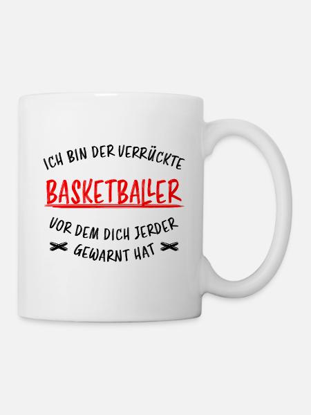 Basketballer Lustiger Spruch Basketball Geschenk - Tasse - Weiß