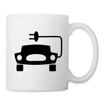 Electric cars - Mug - white - Right
