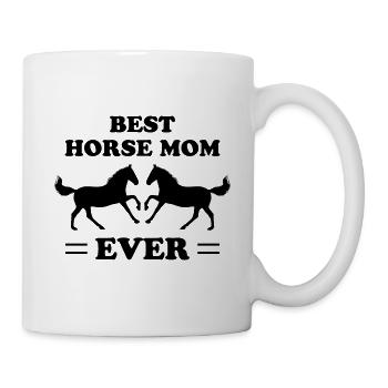 Meilleur cadeau de maman de cavalier de tous les temps - Mug blanc - blanc - Droite