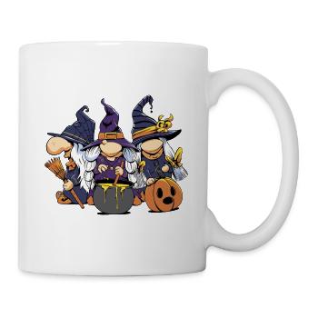 Halloween Hexen Wichtel - Tasse - Weiß - Rechts