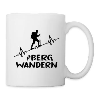 berge bergwandern servus alpin wanderung bergzeit - Tasse - Weiß - Rechts