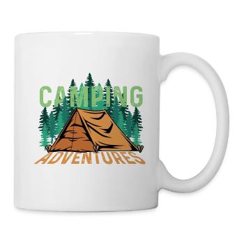 Camping -Aventure Naturperson Cadeau - Mug blanc - blanc - Droite