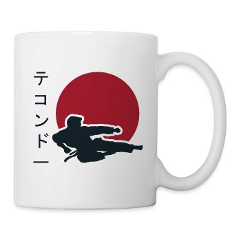 Taekwondo Kampfkunst. Taekwondo Geschenk. Japan - Tasse - Weiß - Rechts