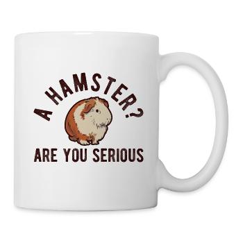 Nagetier Meerschwein Meerschweinchen - Tasse - Weiß - Rechts