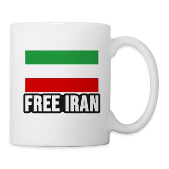 free Iran - Tasse - Weiß - Rechts
